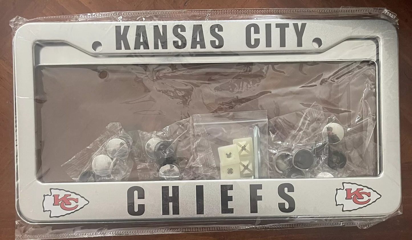 Kansas City Chiefs License Plate Frames (2) Front & Rear