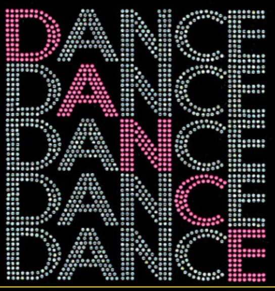 Dance Dance Dance Rhinestone Bling / Dance Bling /