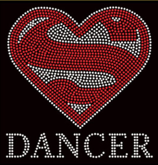 Dance Rhinestone Bling / Dancer Bling / Super Dancer