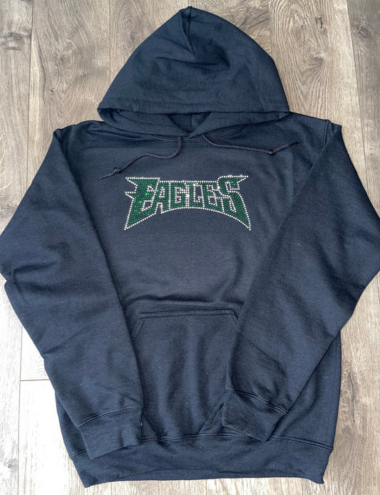 Eagles Black Gildan Hoodie Heavy Blend