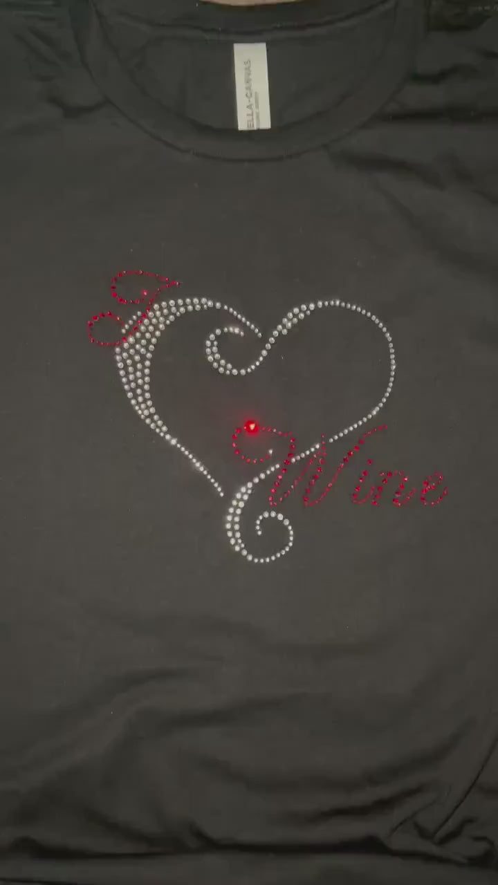 Wine Lovers t-shirts, Rhinestone Bling Wine Shirt I LOVE WINE, Classy Wine shirt - Wine saying, Bling Bling, Heart Wine Shirt